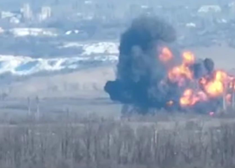 Воїни 28-ї бригади показали відео знищення Су-25