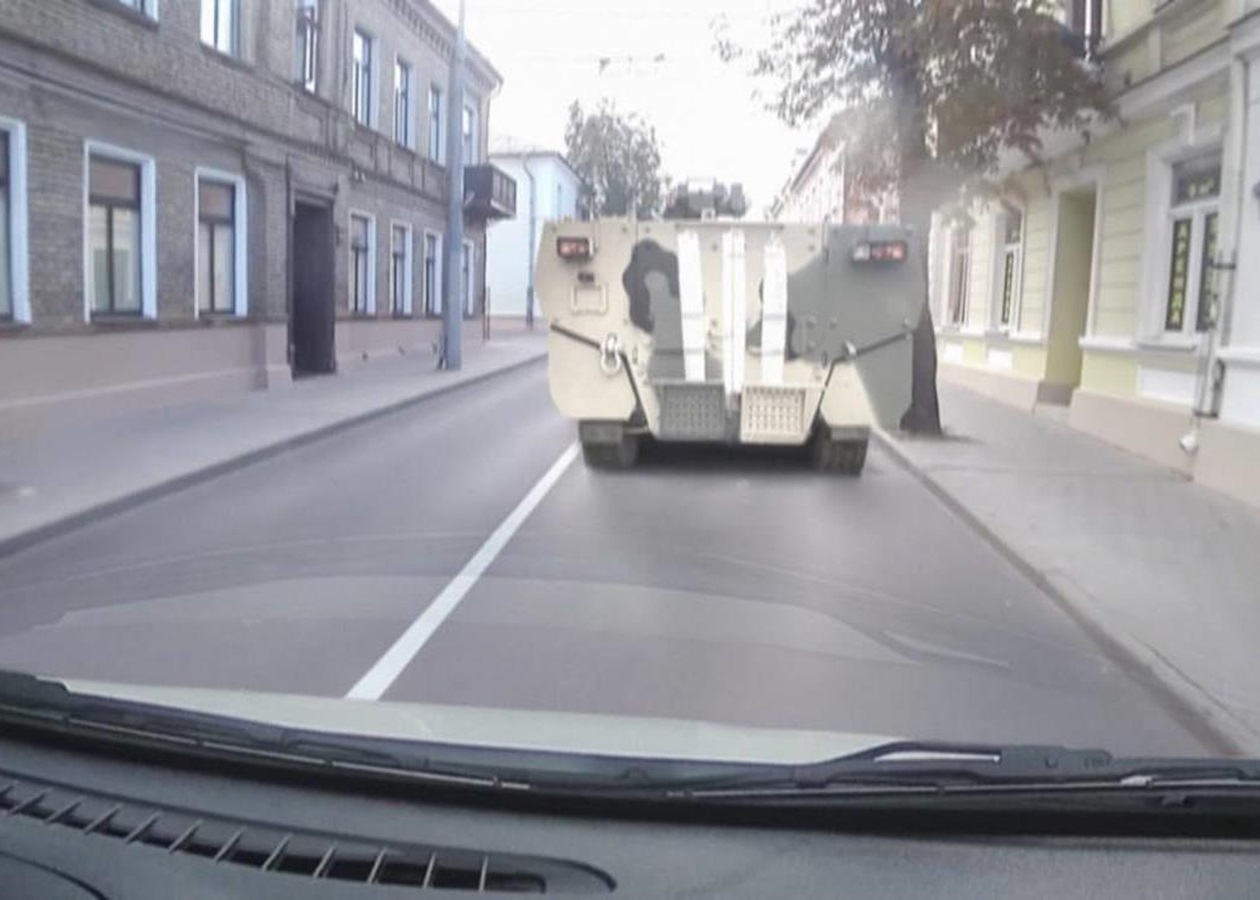 В Білорусі зафіксували новітній російський БТР-22