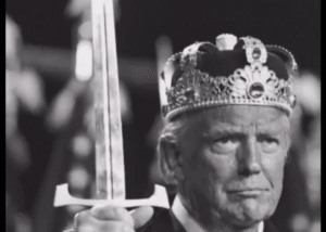 На тлі протестів у США Венс опублікував відео з Трампом в образі короля