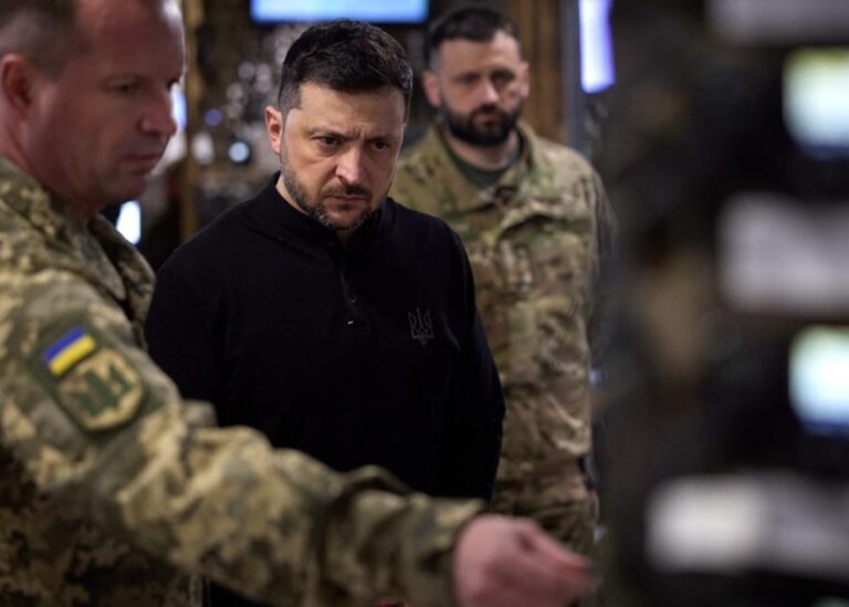 Зеленський прибув на фронт у Запорізькій області