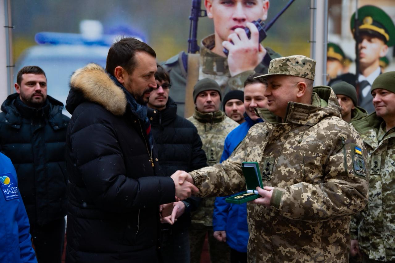 Підсилення прикордонників на передовій: допомога від фонду «Надія», Валерія Дубіля та Віти Присяжнюк