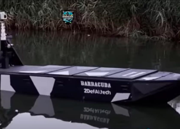 ВМС показали, як працює морський дрон Баракуда